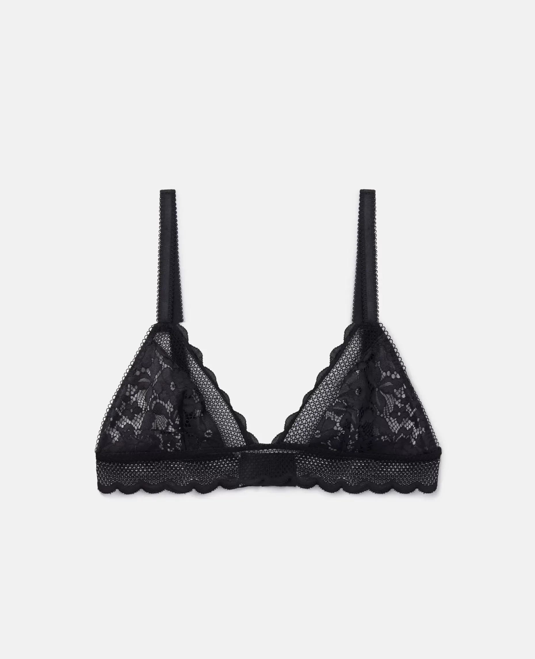 Patchwork Lace Soft Cup Bra