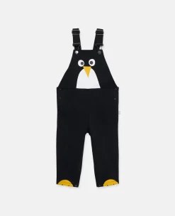 Penguin Motif Dungarees