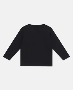 Penguin Motif Long Sleeve T-Shirt