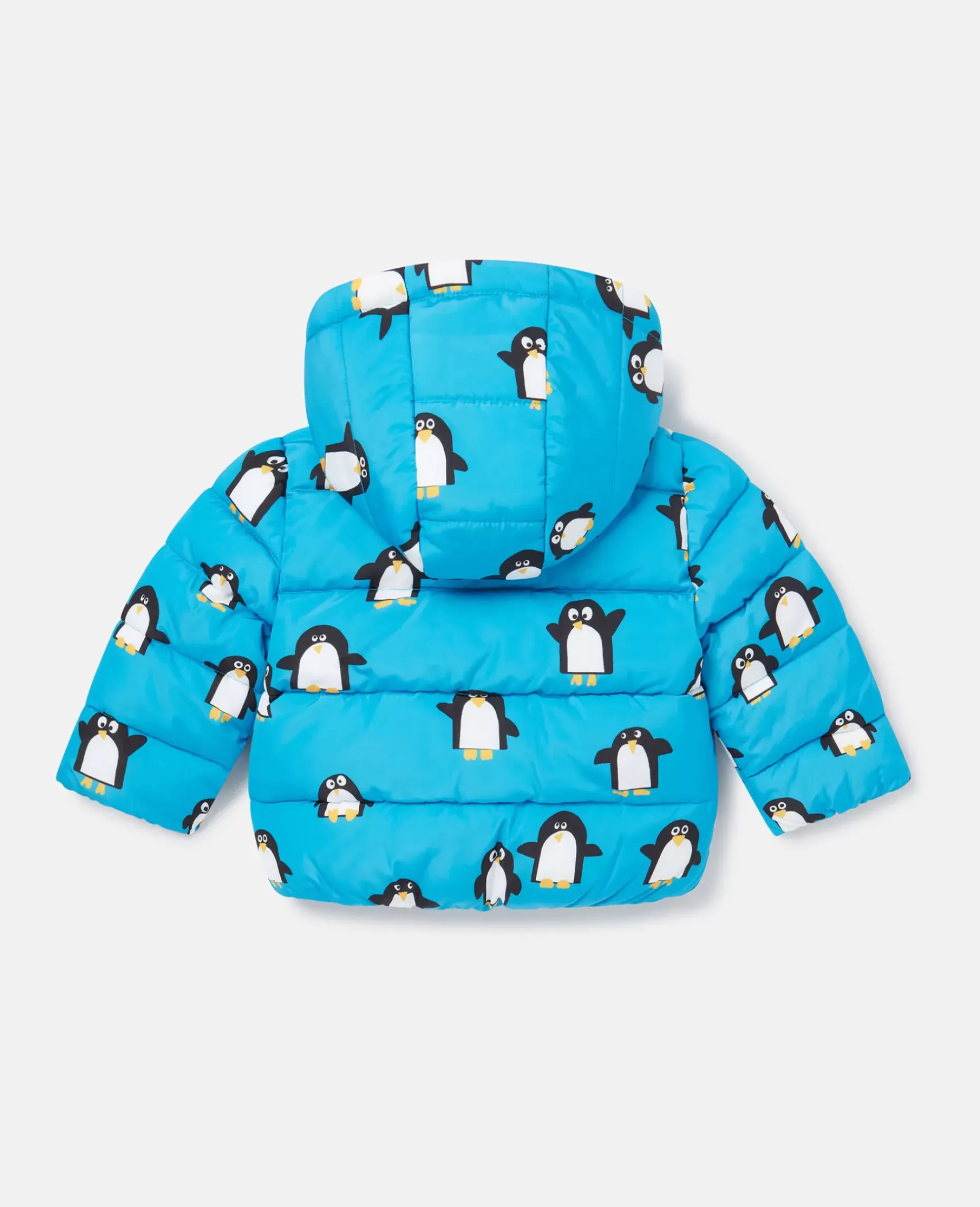 Penguin Print Puffer Coat