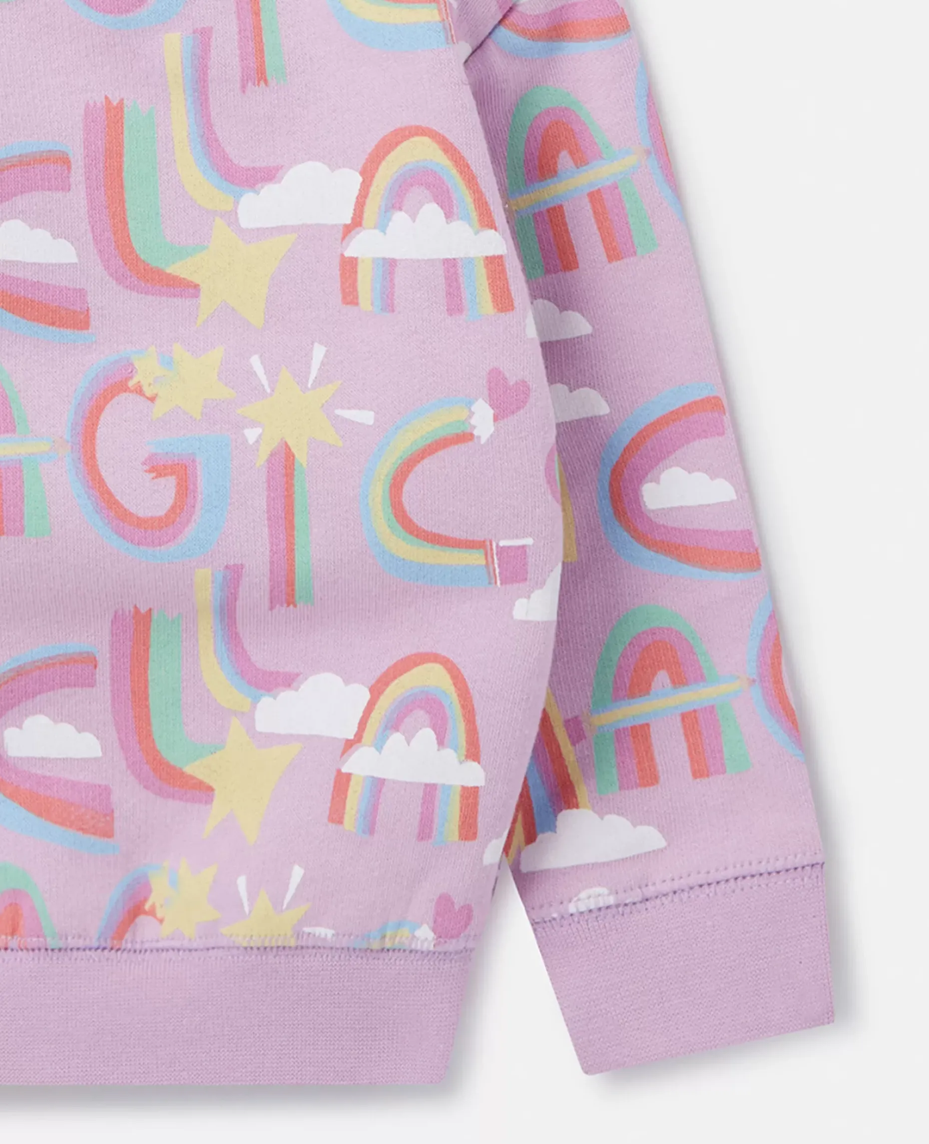 Rainbow Magic Print Sweatshirt