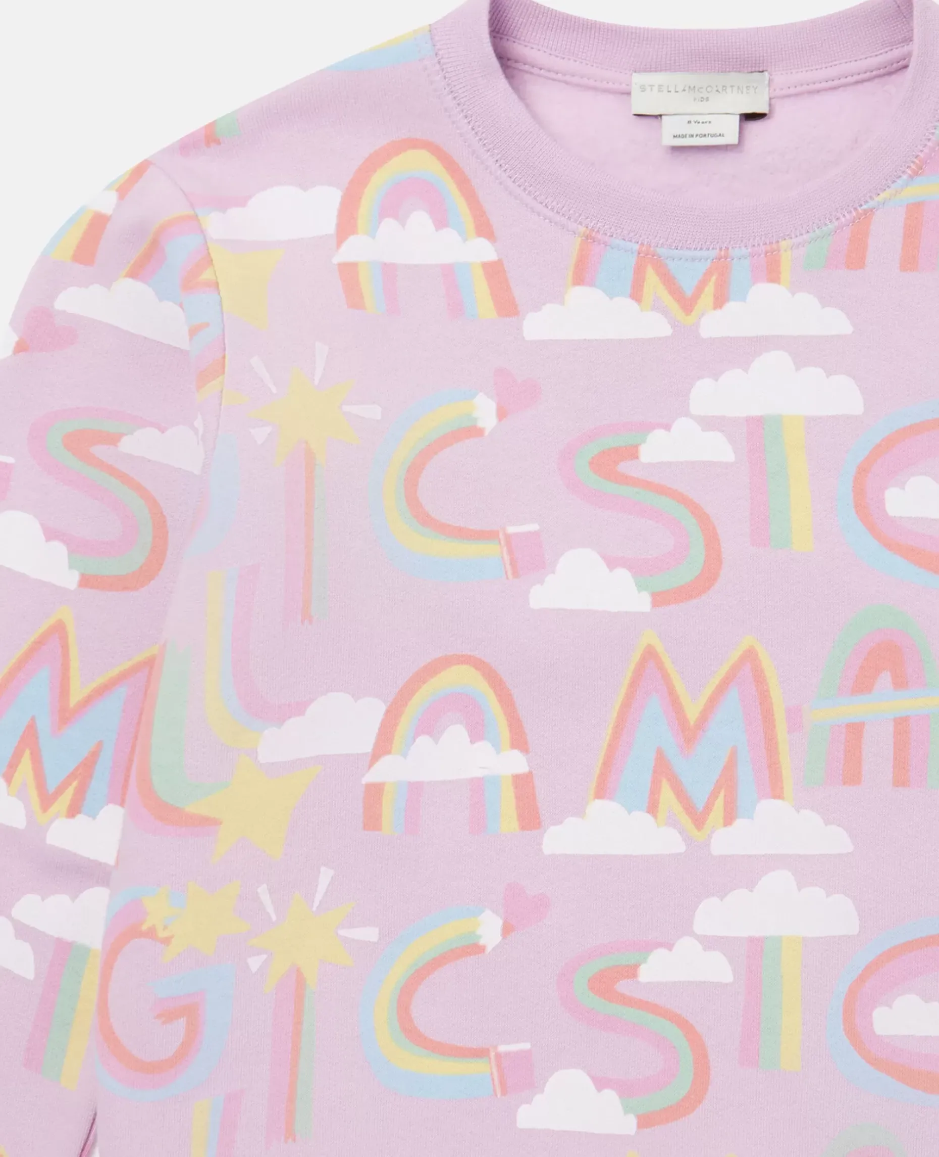 Rainbow Magic Print Sweatshirt