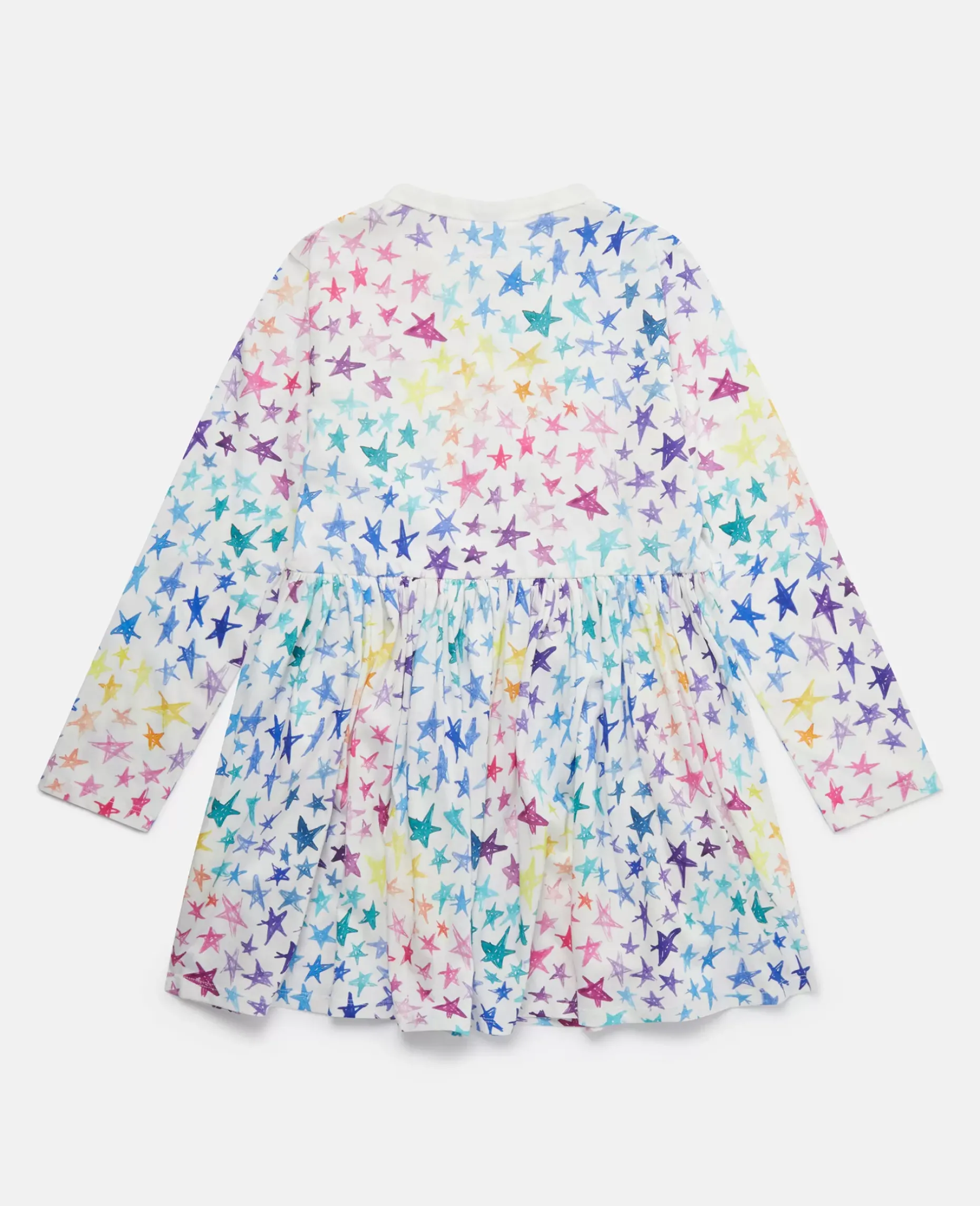 Rainbow Star Doodle Skater Dress