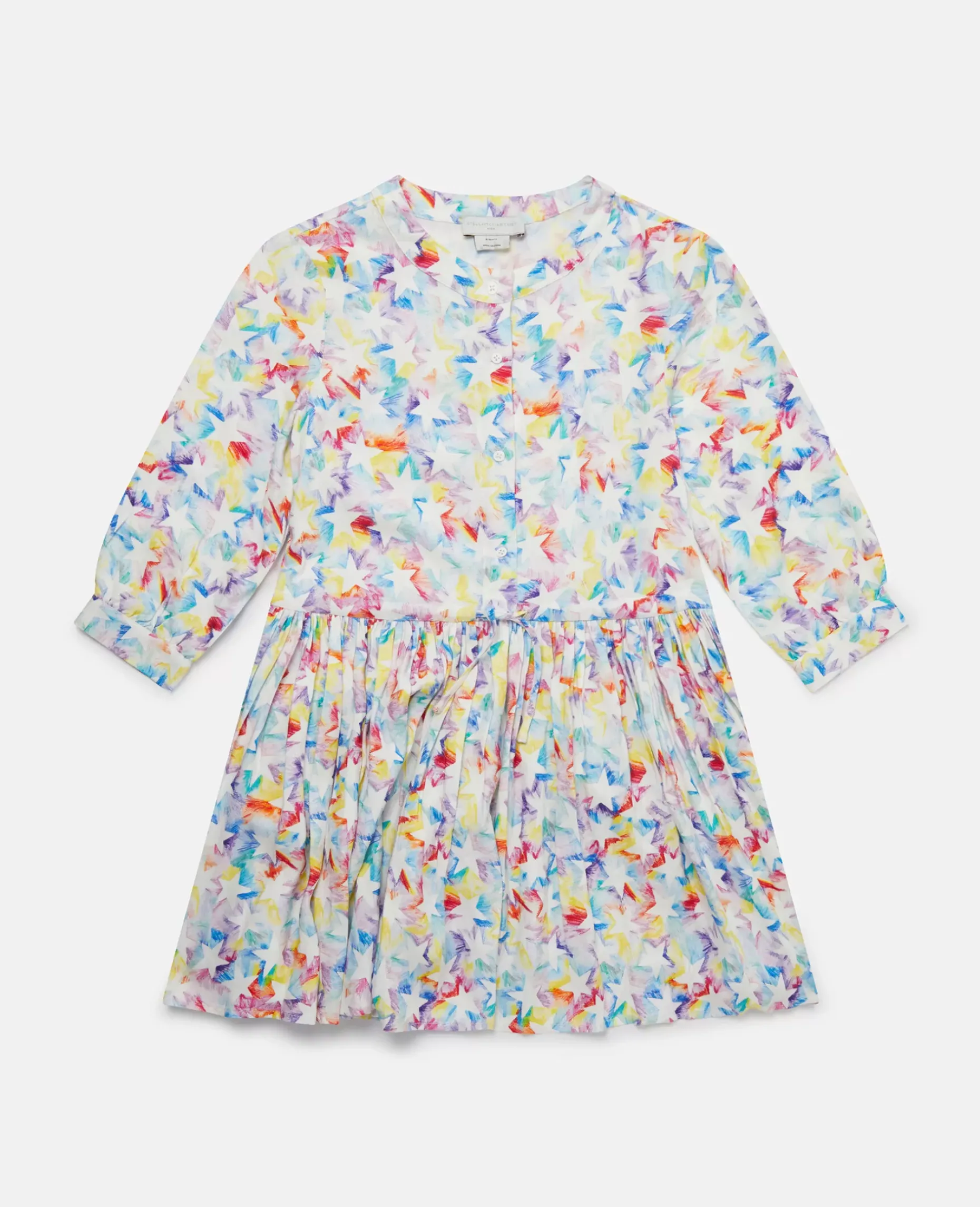 Rainbow Star Outline Skater Dress