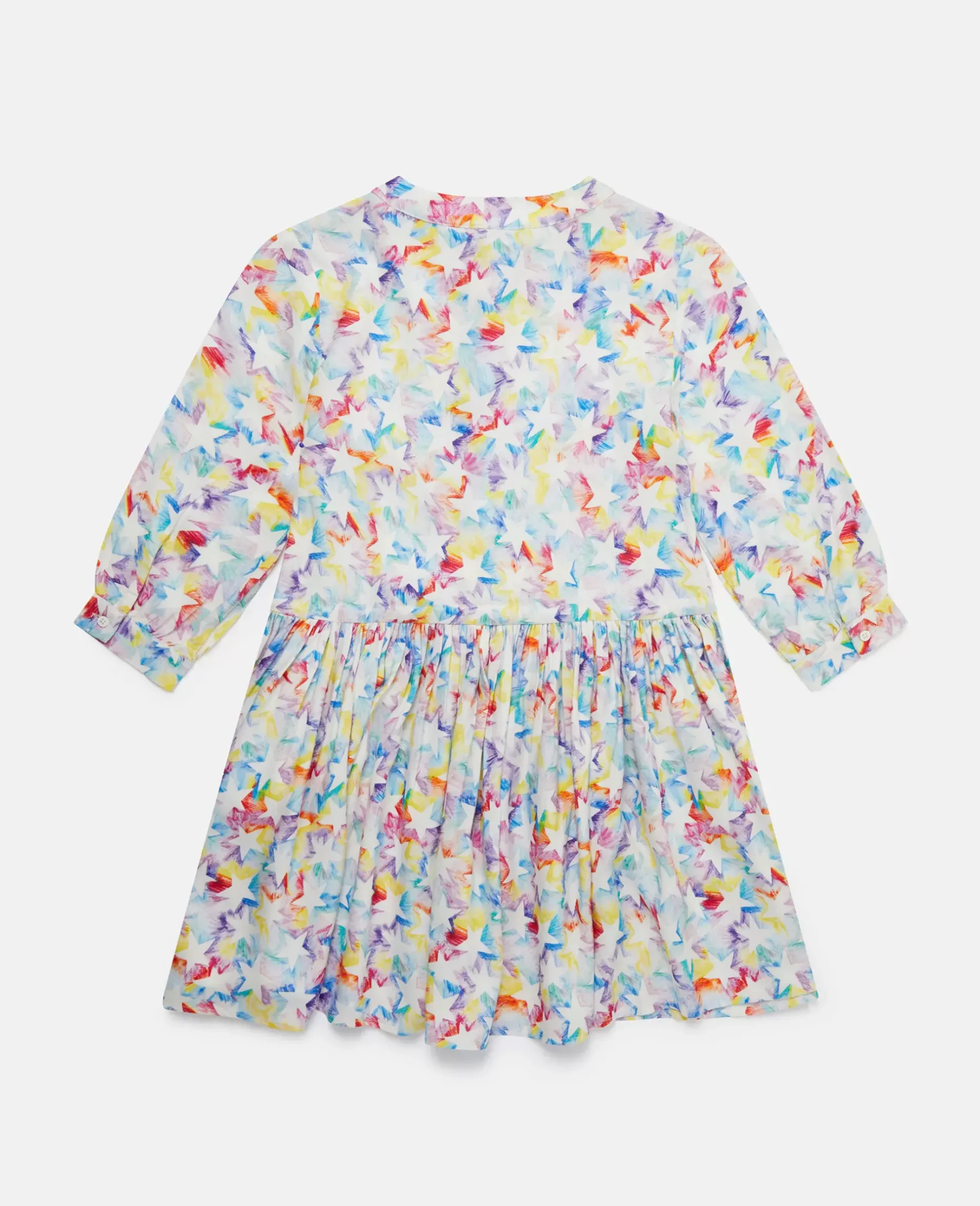 Rainbow Star Outline Skater Dress