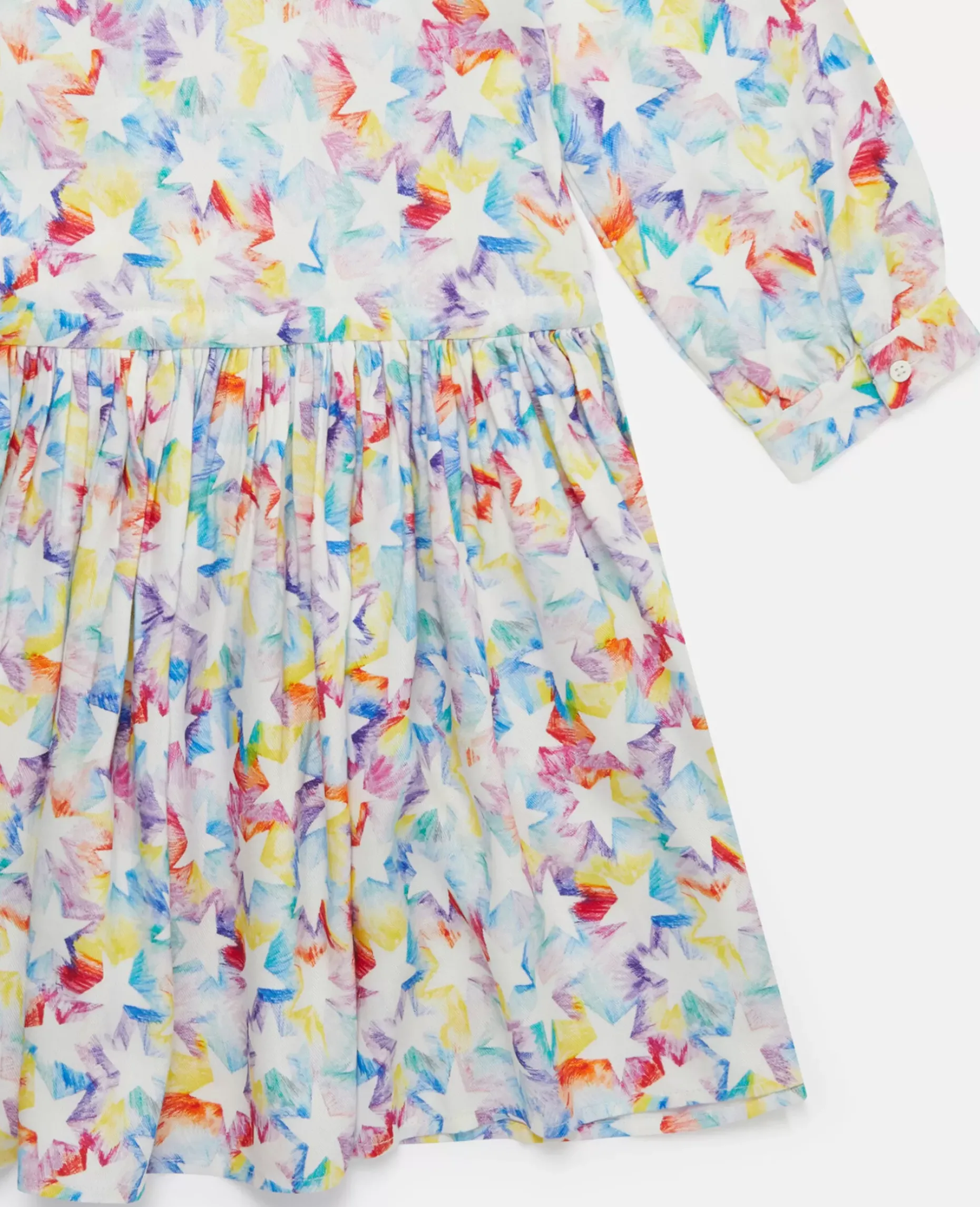 Rainbow Star Outline Skater Dress