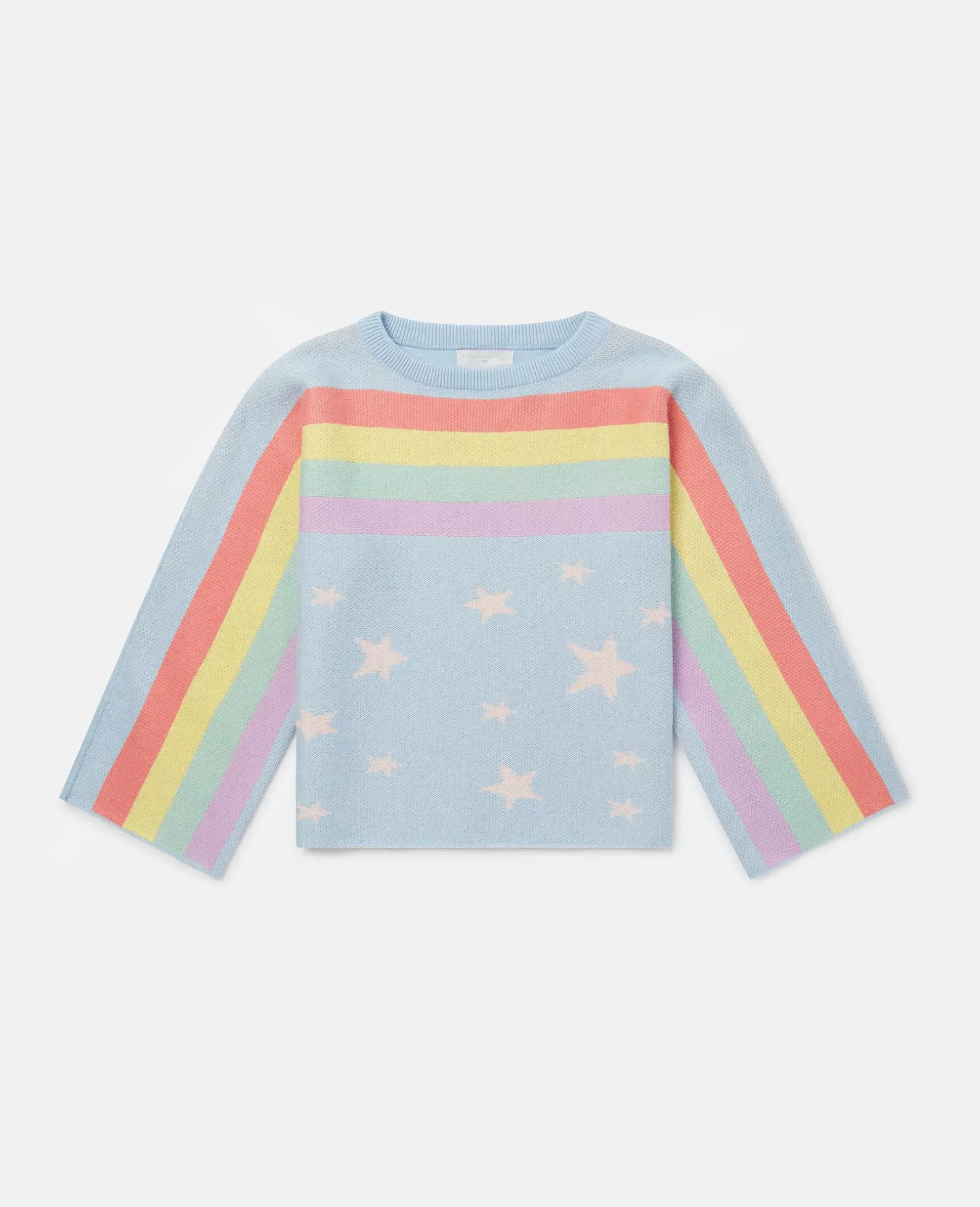 Rainbow Star Print Jumper