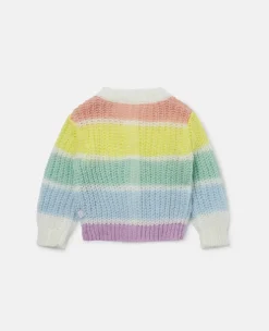 Rainbow Stripe Cardigan
