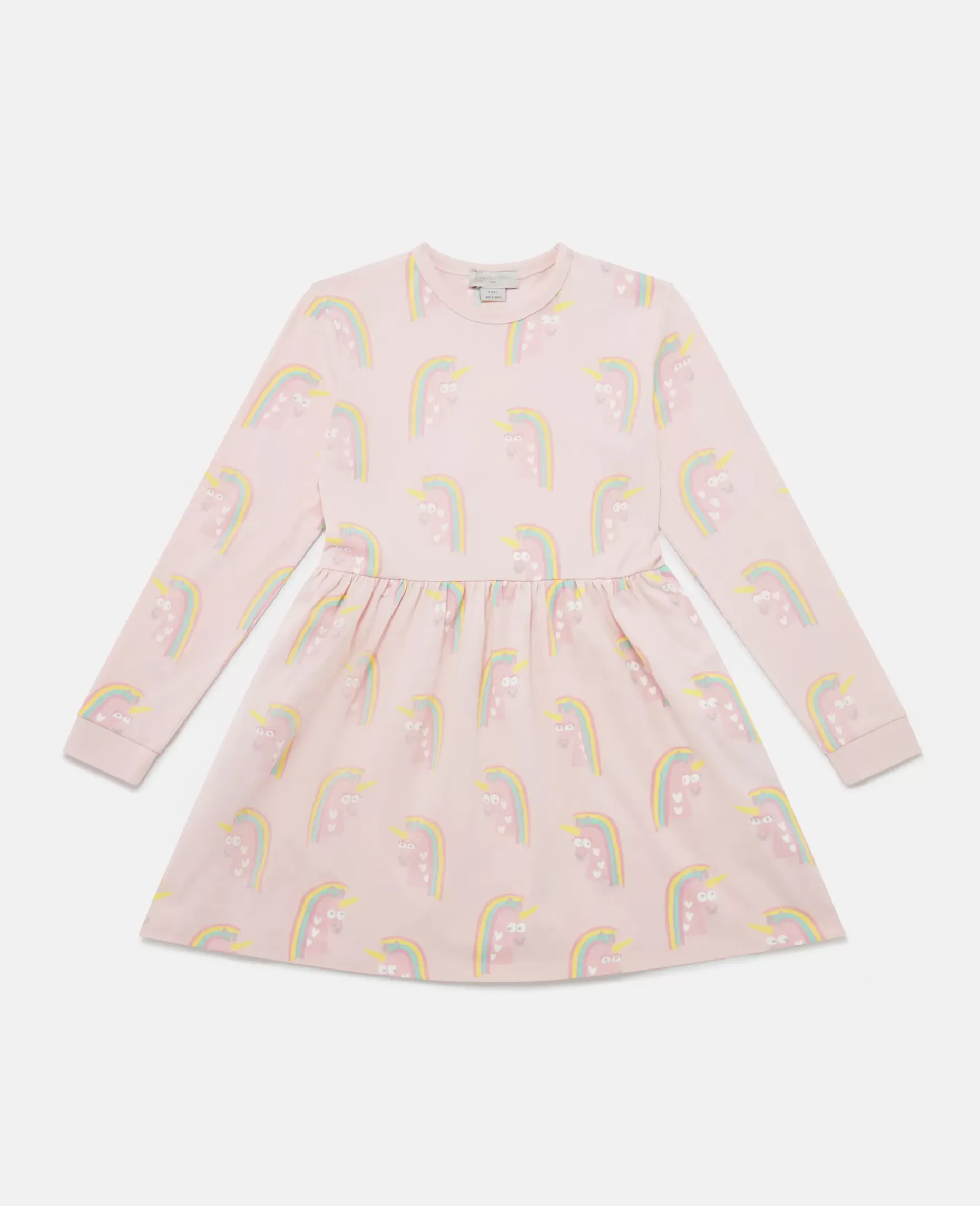 Rainbow Unicorn Print Skater Dress