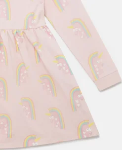 Rainbow Unicorn Print Skater Dress