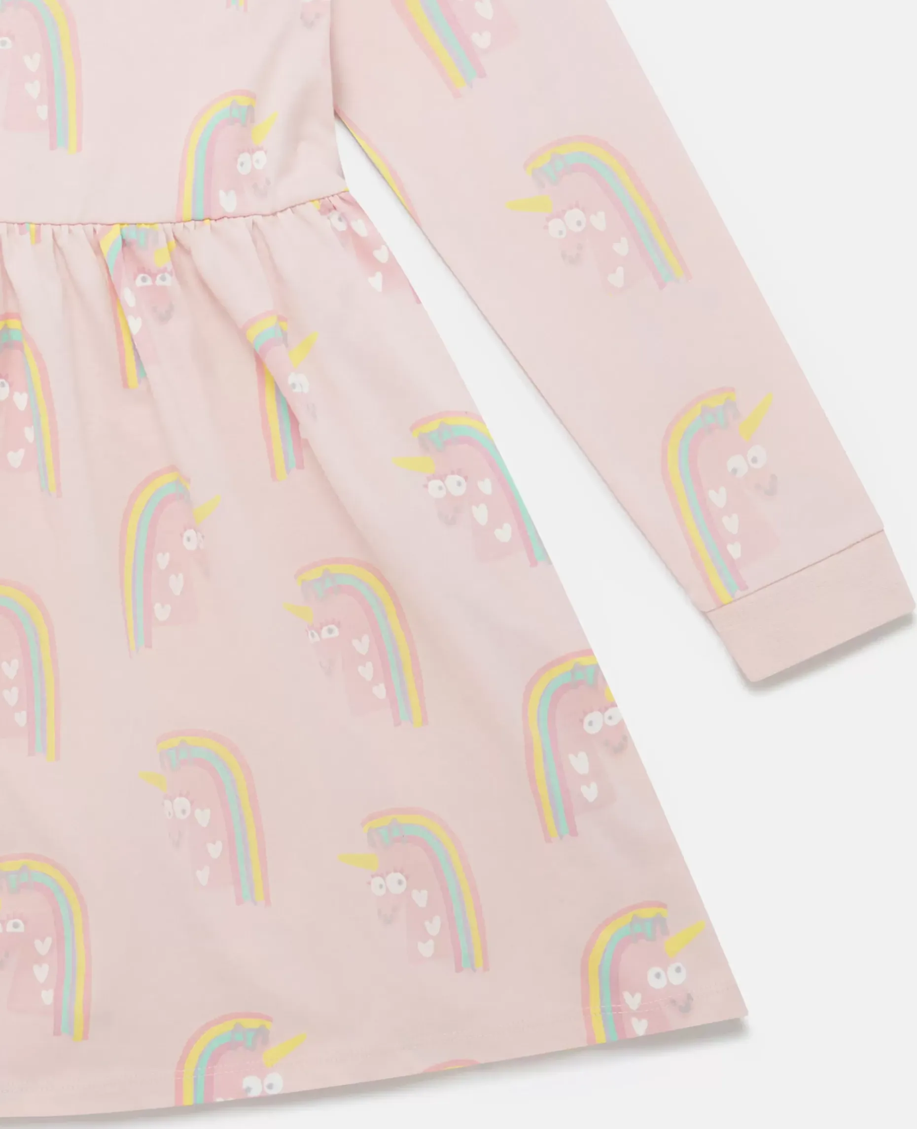 Rainbow Unicorn Print Skater Dress