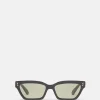Rectangular Cat-Eye Sunglasses