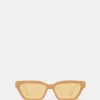 Rectangular Cat-Eye Sunglasses