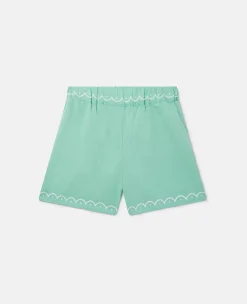 Scalloped Edge Shorts