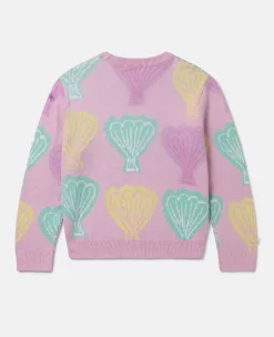 Seashell Jacquard Knit Jumper