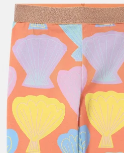 Seashell Print Leggings