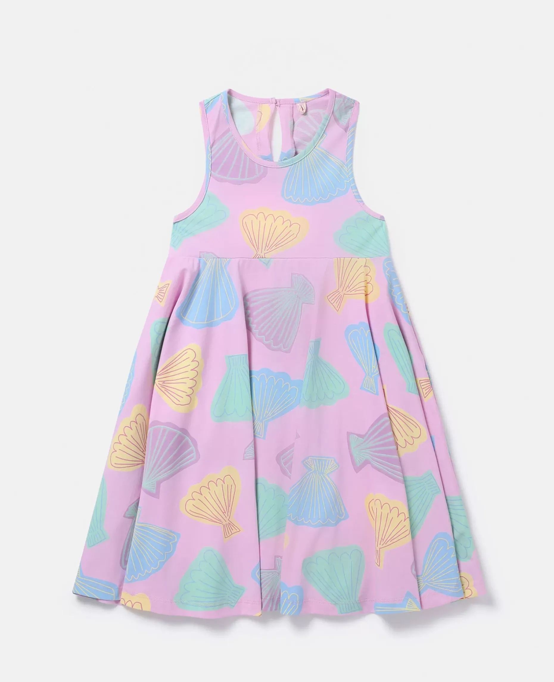 Seashell Print Tank Dress