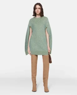Sequin Cape Jumper Dress