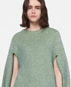 Sequin Cape Jumper Dress