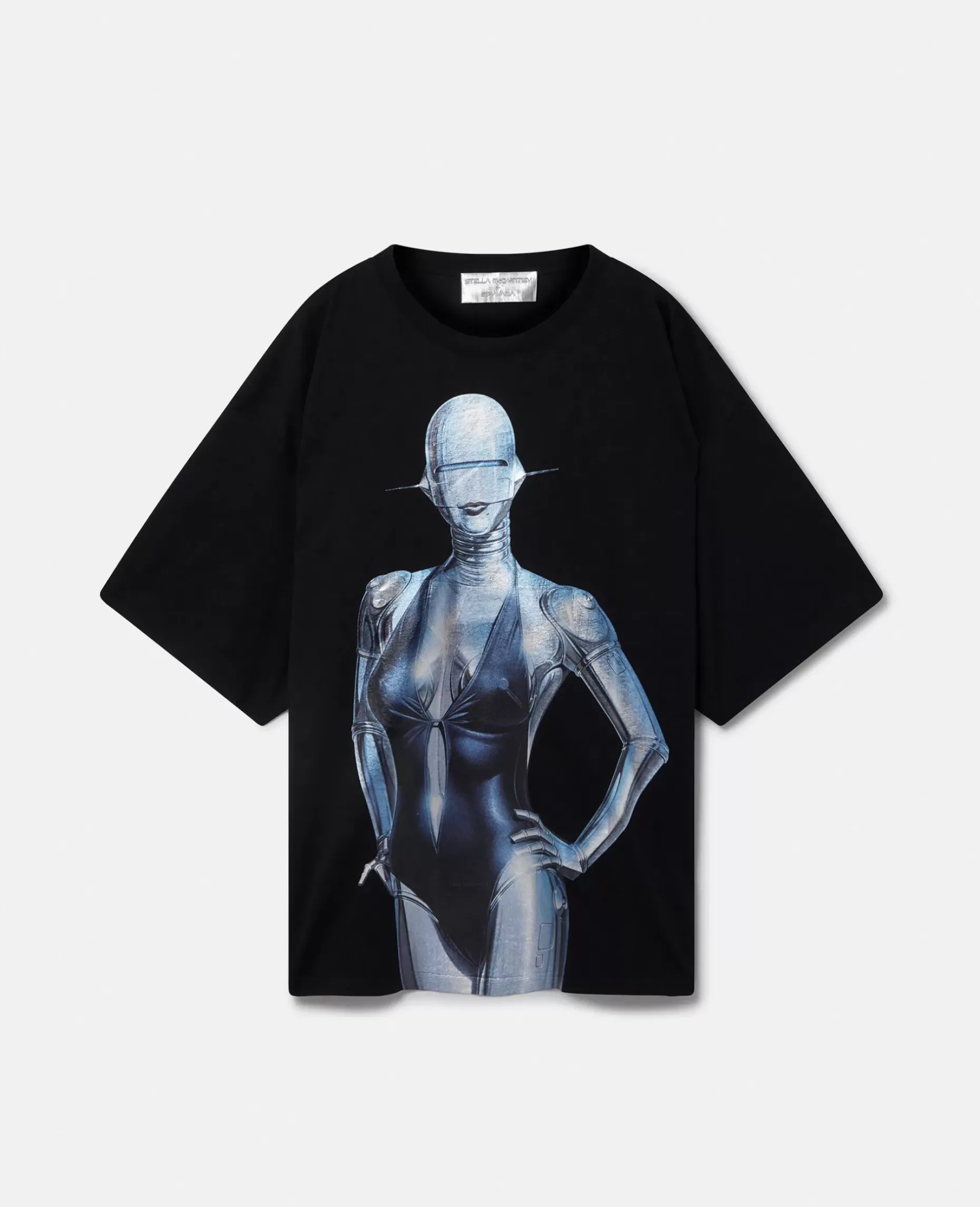Sexy Robot Oversized Organic Cotton T-Shirt