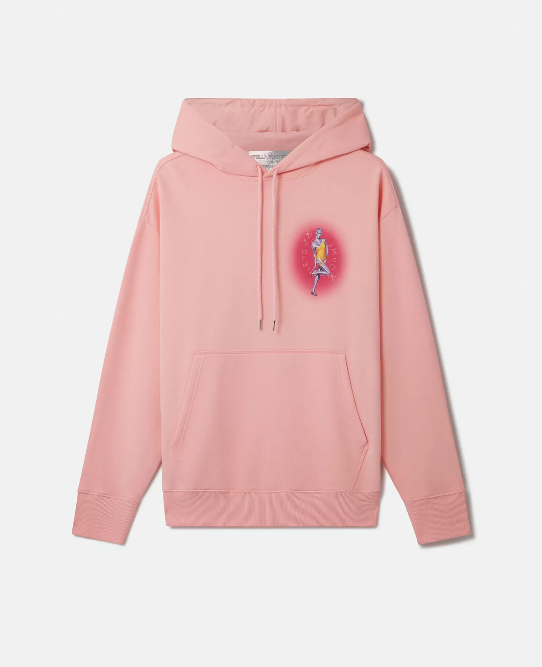 Sexy Robot Print Organic Cotton Hoodie
