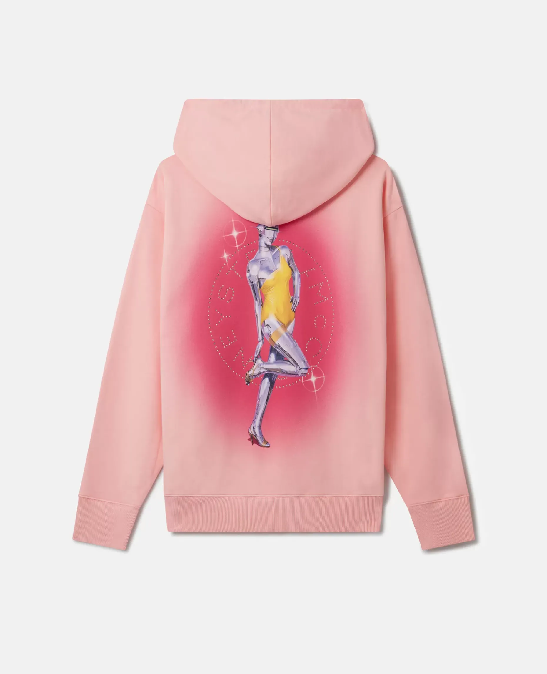 Sexy Robot Print Organic Cotton Hoodie