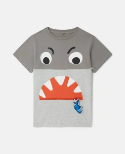 Shark Face Colourblock T-Shirt