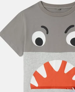Shark Face Colourblock T-Shirt