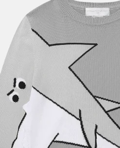 Shark Motif Jumper