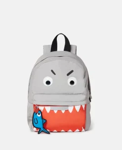 Shark Print Backpack