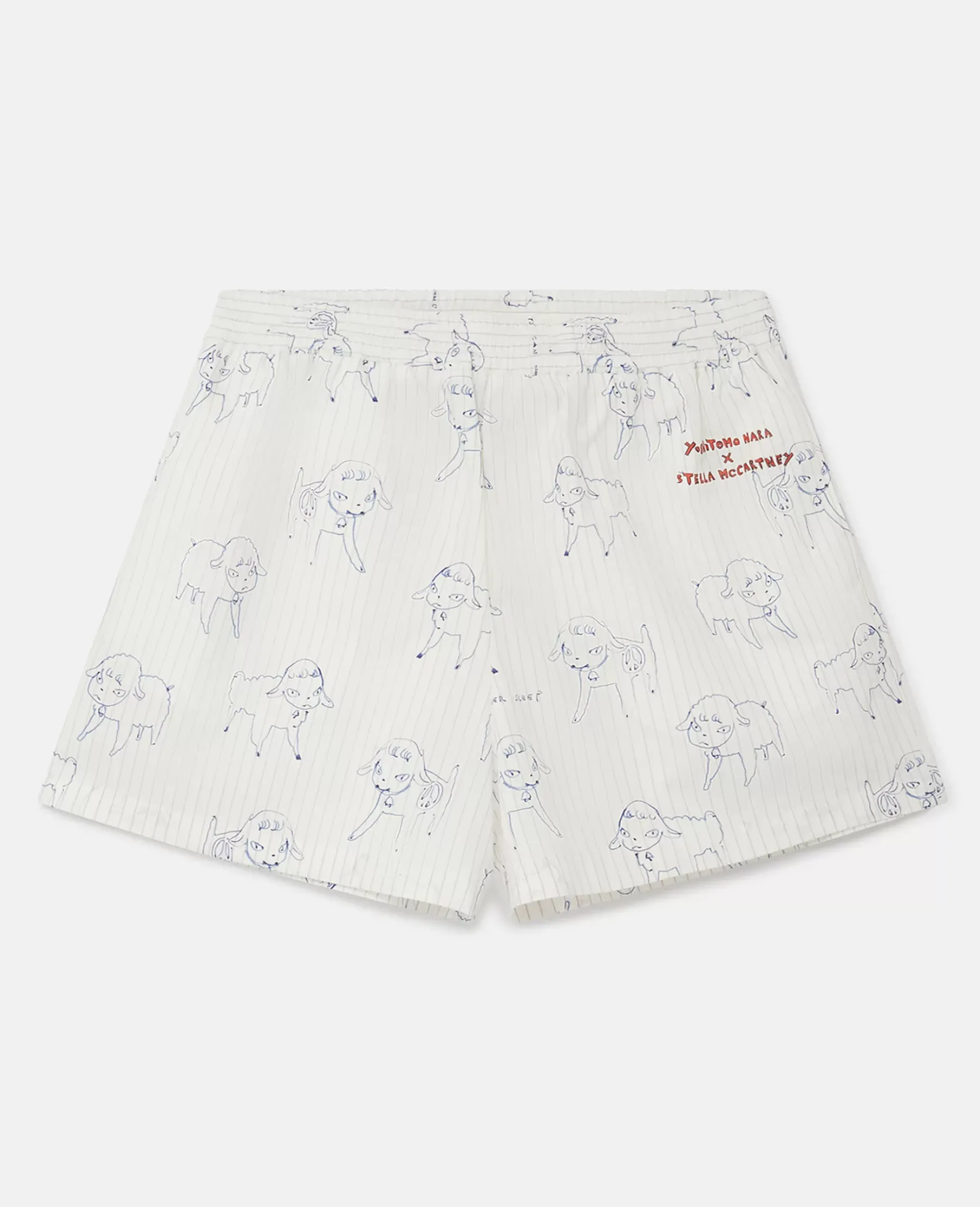 Sheep Can Never Sleep Print Shorts