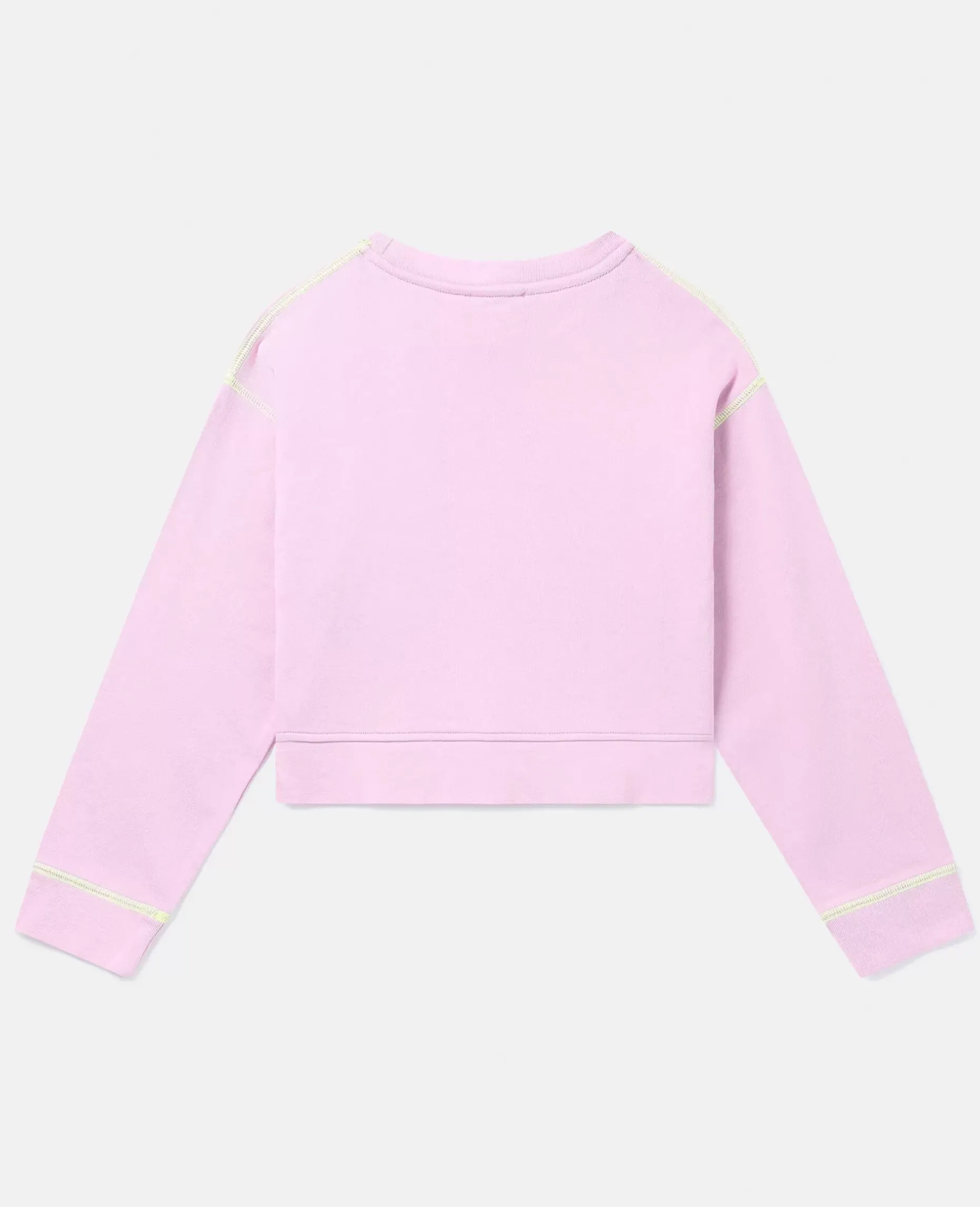 Smc Neon Trim Cropped Sweatshirt