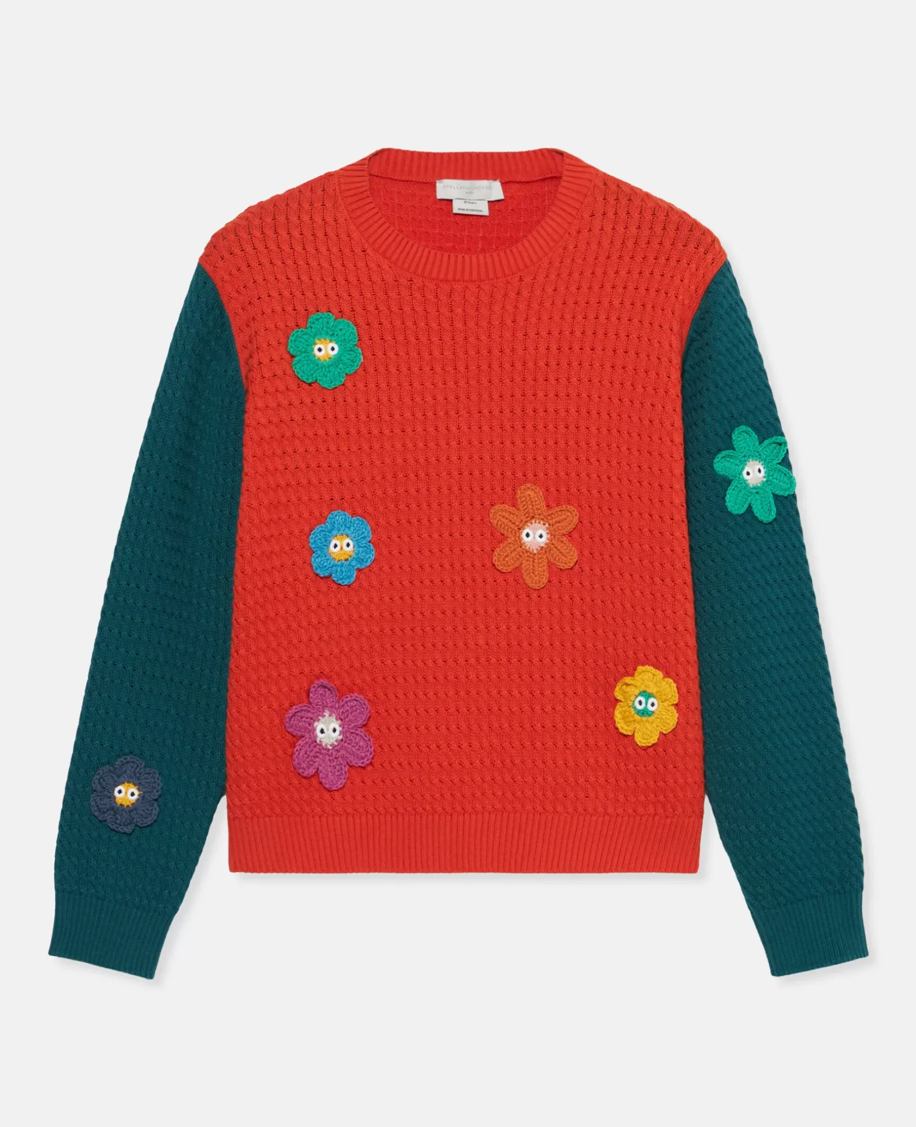 Smiley Flower Crochet Jumper