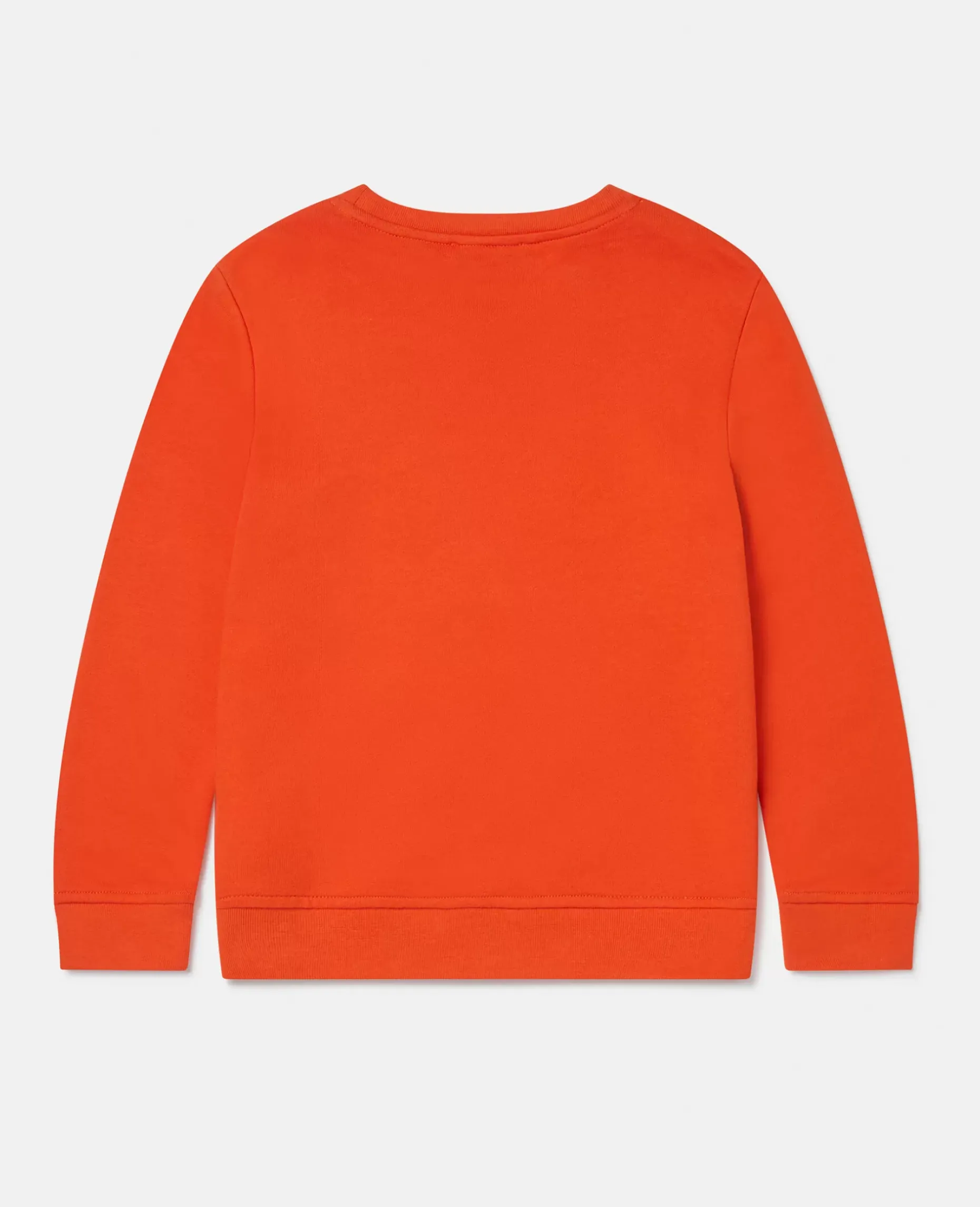 Smiling Flower Motif Sweatshirt
