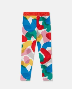 Smudge Print Leggings