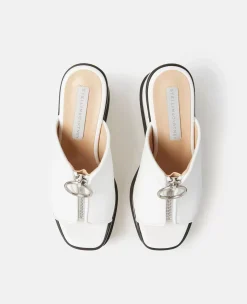 Sneak-Elyse Zip Slide Wedge Sandals