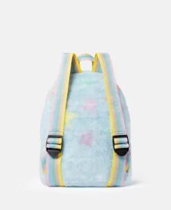 Star Print Fluffy Backpack