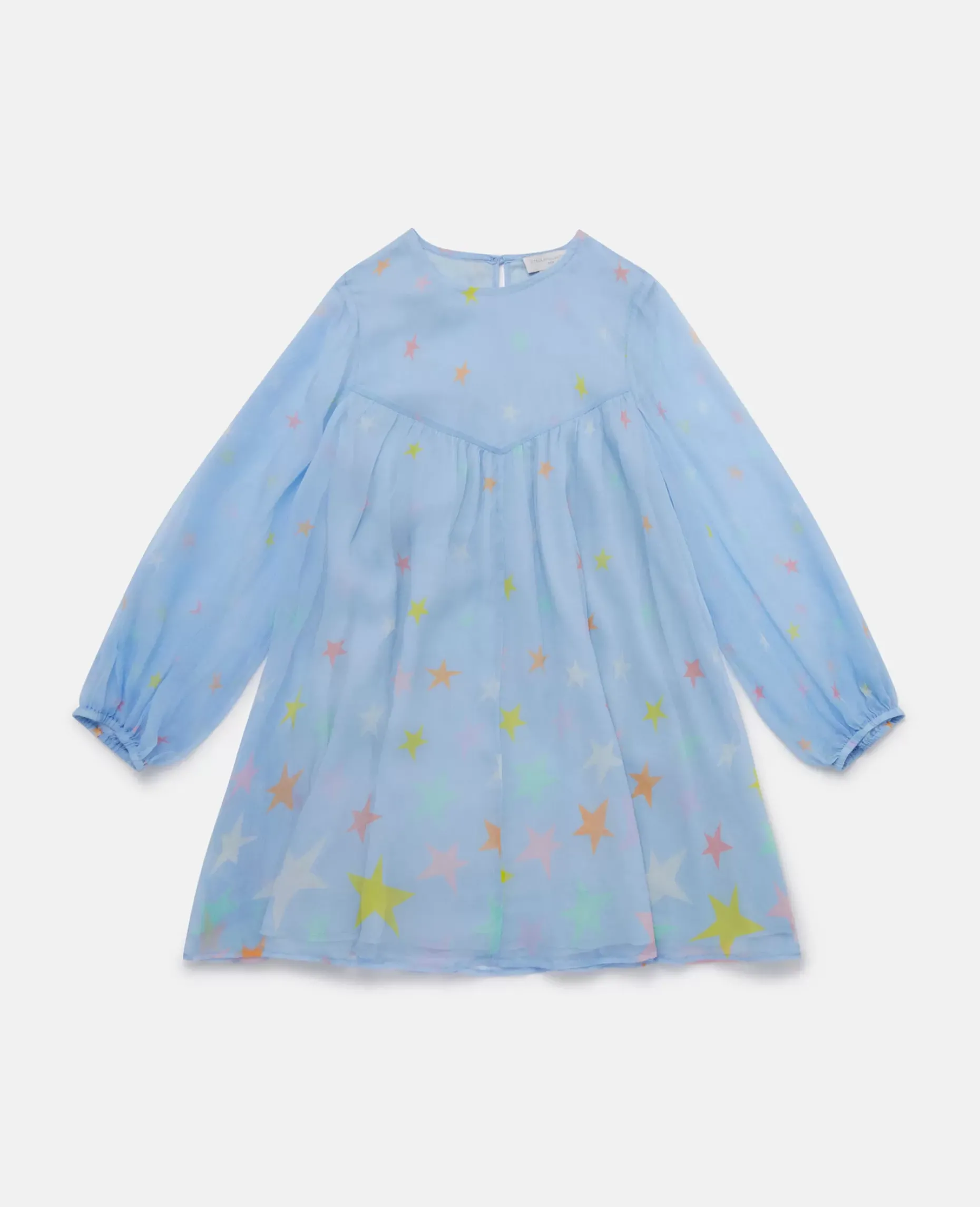Star Print Silk Dress