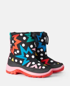 Starburst Print Padded Wellies
