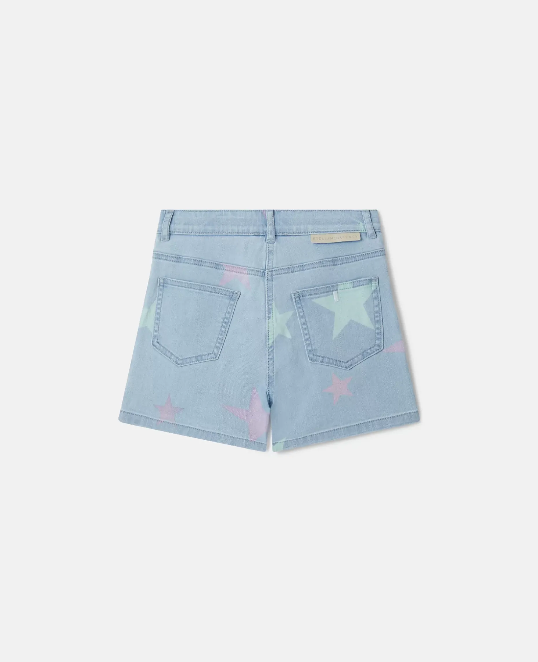 Stella Star Print Denim Shorts