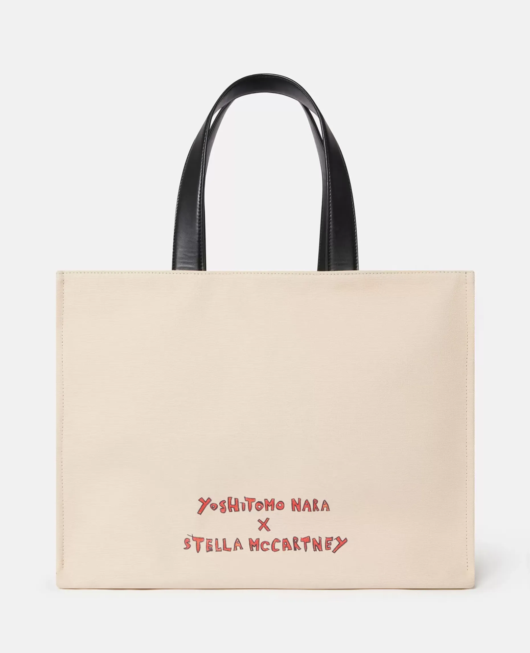 Stop The Bombs Print Cotton Canvas Tote Bag