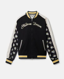 Strawberry-Print Heritage-Inspired Souvenir Jacket