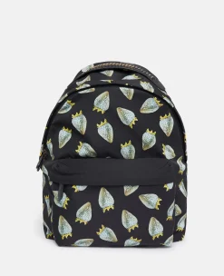 Strawberry-Print Regenerated Nylon Rucksack