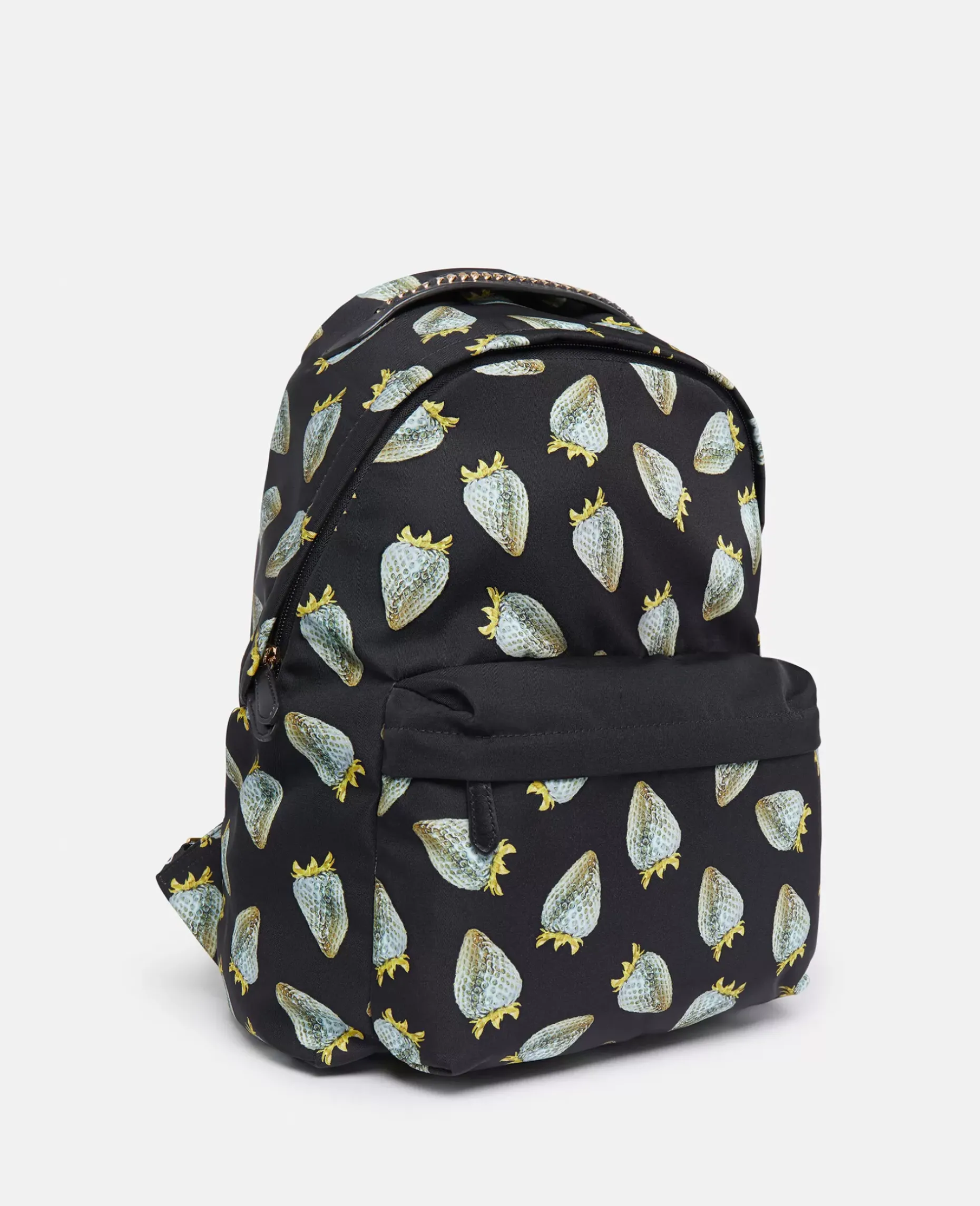 Strawberry-Print Regenerated Nylon Rucksack