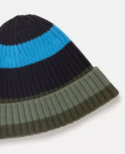 Striped Beanie Hat