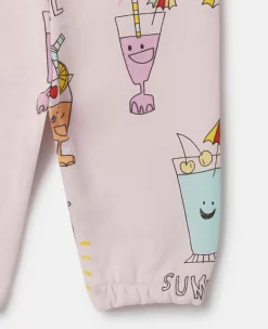 Summer Cocktail Print Joggers