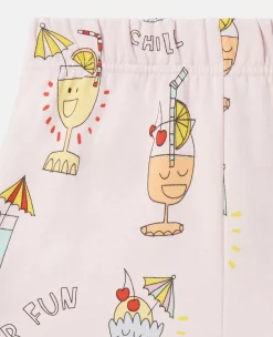Summer Cocktail Print Shorts