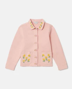 Sunflower Embroidery Cotton Jacket