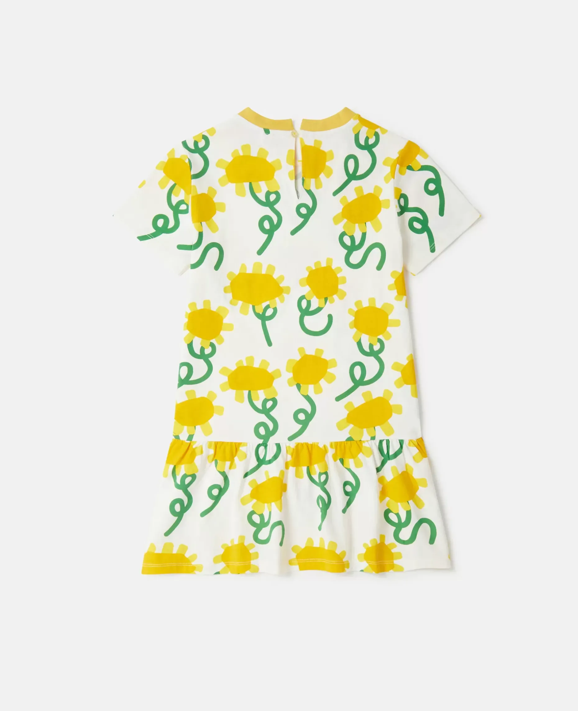 Sunflower Print T-Shirt Dress