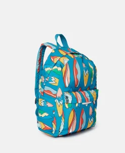 Surfboard Print Backpack